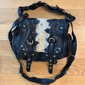 Abaco Paris Snakeskin Crossbody Bag